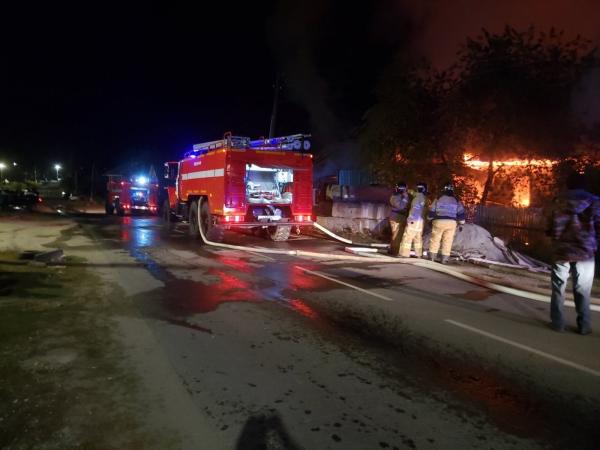 В Тургояке сгорели два дома  - Южноуралец - Газета